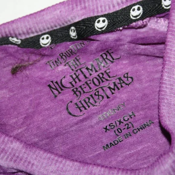 🖤🎃 Nightmare Before Christmas Pajama Set · Disney · Size XS 🎃🖤 - Picture 2 of 5